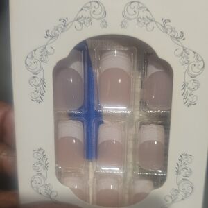 Elegant French Manicure Nail Set